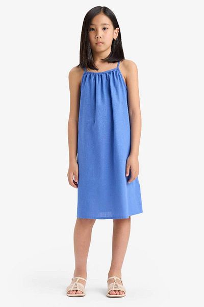 DeFacto New Season A-Line Cotton Sleeveless Dress