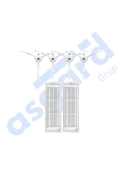 Asgard Grup Xiaomi Mop 2 Pro (Mjst1Shw) -Mop 2 Lite Compatible 4 Side Brushes 2 Filters