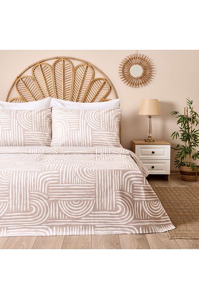 MATMEL Ceratonia Double Pique Set - Beige