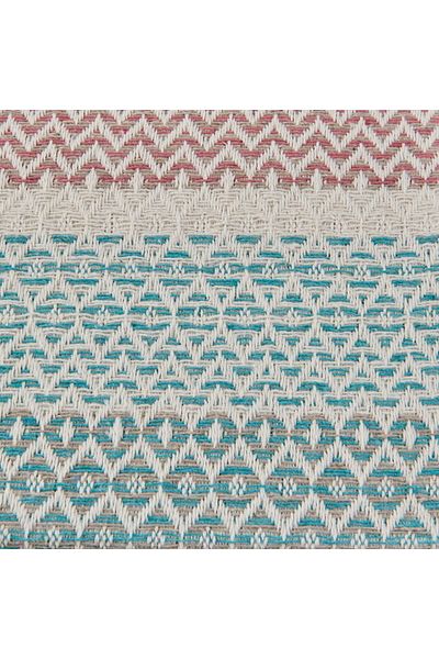 MATMEL Vita Double Pique - Ecru / Blue - 200X230 cm