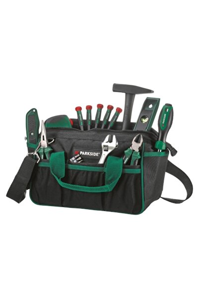 PARKSIDE Geantă de scule, 8 kg, 30x16x18 cm, 12 buzunare, curea de umăr inclu...