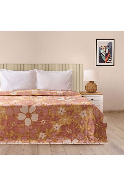 MATMEL Earthy Double Muslin Pique - Tile - 230X240 cm