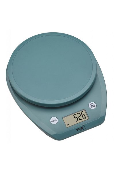 TFA Cantar Digital De Bucatarie Mochi Cu Display Lcd, Capacitate 5 Kg, Turcoaz, 50.2007.20
