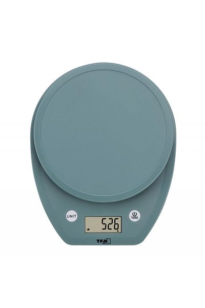 TFA Cantar Digital De Bucatarie Mochi Cu Display Lcd, Capacitate 5 Kg, Turcoaz, 50.2007.20