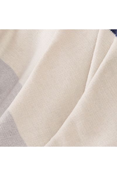 ASPARTAM Carta Jacquard Scottish Tv Blanket - Gray - 130X170 cm