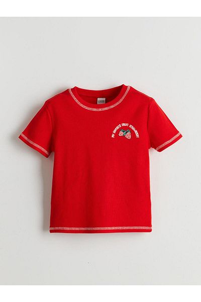 LC Waikiki Crew Neck Girl's Crop T-Shirt (S5)