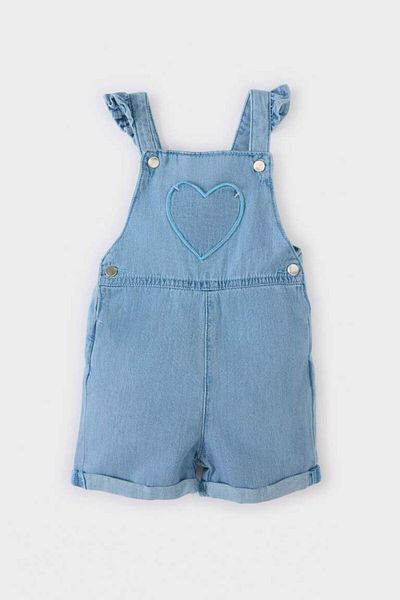 DeFacto Baby Mädchen Herz Jean Salopet Overall Z8268a225sm