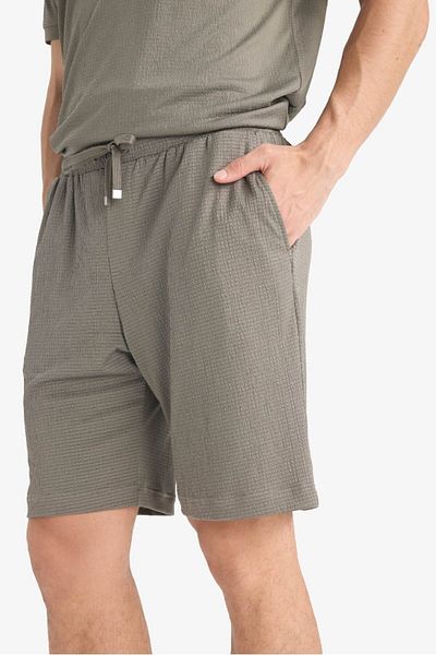 DeFacto New Season Regular Fit All-Way Stretch Crinkle Bermuda