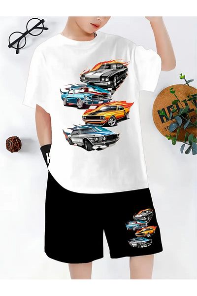 Cevval Children's T-Shirt and Pocket Shorts Set