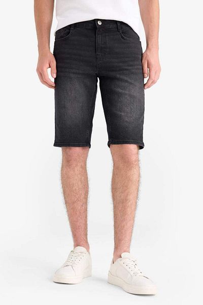 DeFacto Νέα σεζόν Regular Fit Jean Bermuda σορτς