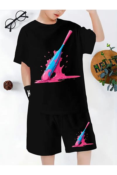 Cevval Children's T-Shirt and Pocket Shorts Set