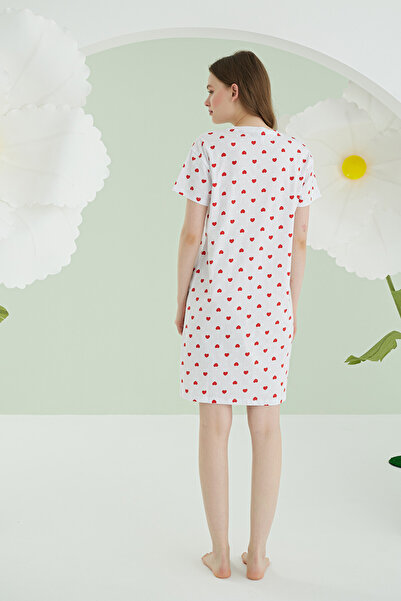 Lüx Wood Nbb 68160 Ecru Heart Nightgown