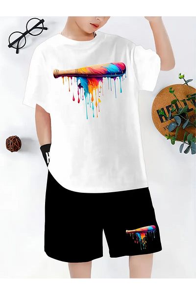 Cevval Children's T-Shirt and Pocket Shorts Set