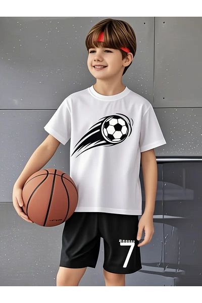 Cevval Children's T-Shirt and Pocket Shorts Set