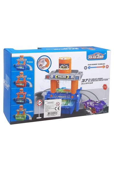 TRUST STORE Garage Car Wash Set Car Wash Set 24 Pieces Blue
