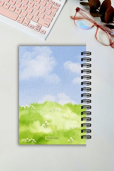 Burak Baskı Tasarım Colorful Girl Child Book Reading Diary, Diary for Kids, Book Reading Daily, Agenda, Planner