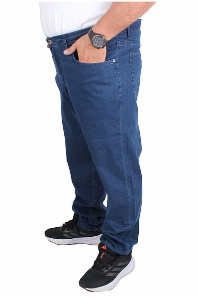 MocGrande Plus Size Jeans Power Lycra Comero 11914 Blue