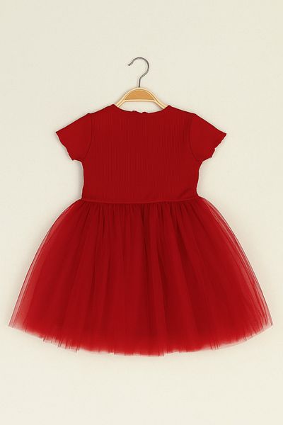 FURYATEX Cherry Tutu Dress Birthday Princess Fluffy Girl Kid Baby Party Dress