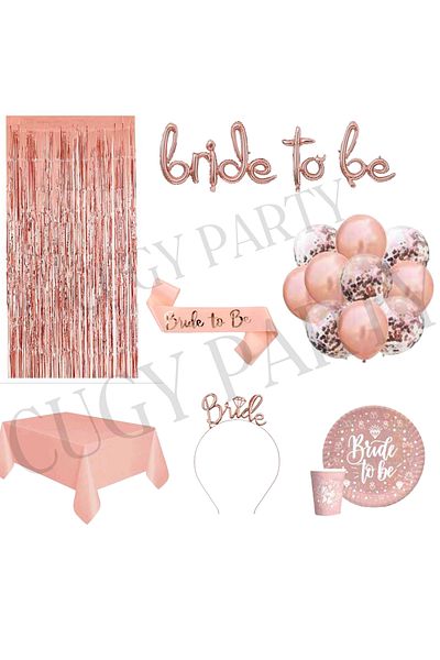 CUGY Rosegold Bride to Be Luxury Economic Set