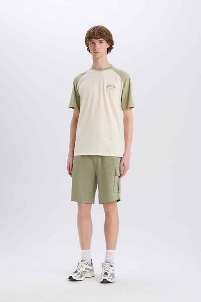 DeFacto New Season Regular Fit Waist Lace-Up Cargo Pocket Shorts