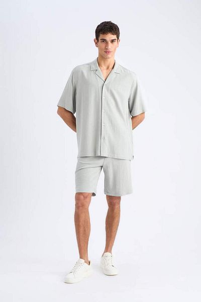 DeFacto New Season Relax Fit Summer Linen Blend Shorts