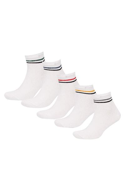 DeFacto New Season Men's 5-Piece Cotton Socks