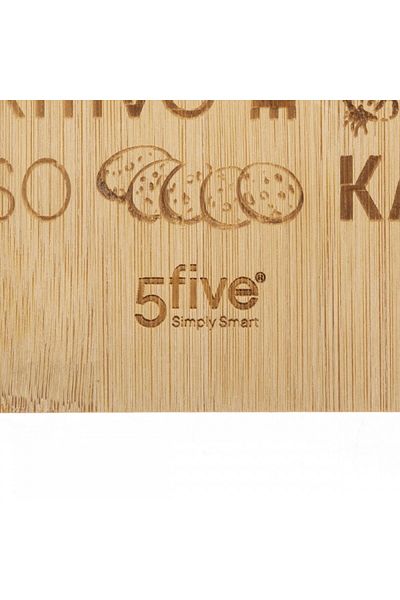 5 five simply smart Tapas serving plate, bamboo, 45 x 19 cm