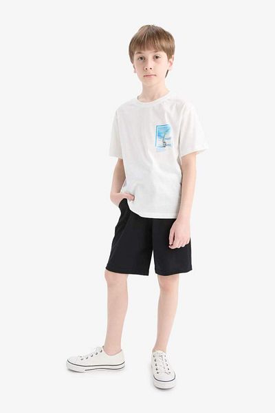 DeFacto New Season Boys' Elastic Waist Shorts