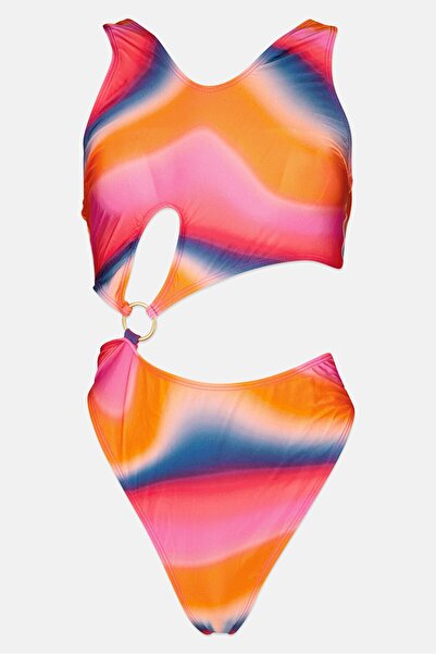 Asos Design قطعة واحدة مبطنة غير مطبوعة للنساء، متعددة الألوان