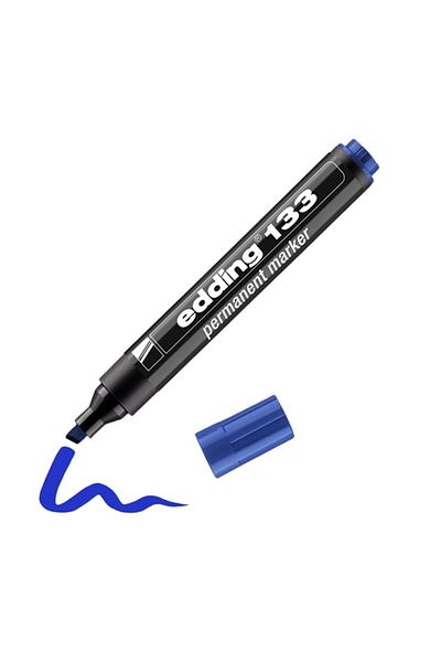 Edding Marker 133 Cut End Blue 10 Pack
