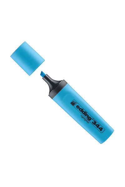 Edding Phosphor Pen 344 Blue 10 Pack