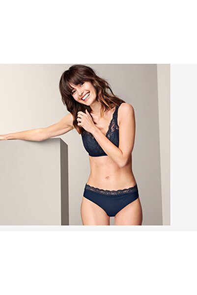 Tchibo Women 2 Pcs Plain Brief, Navy Blue