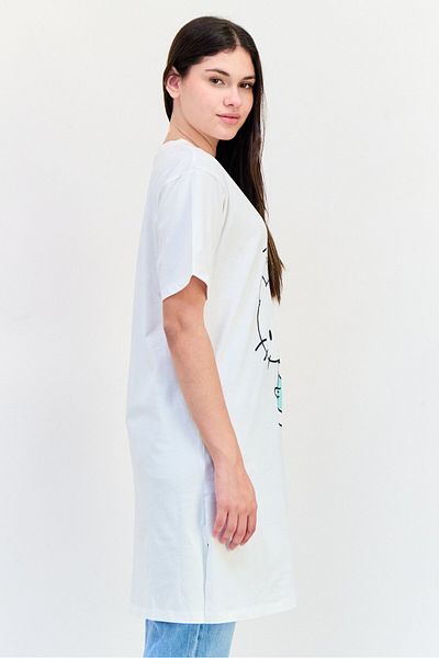 Hello Kitty Women Crew Neck Short Sleeve Printed T-Shirt, White