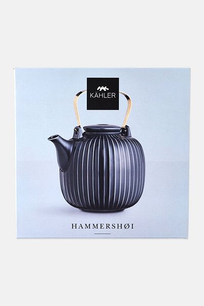 KAHLER Fancy Porcelain Tea Pot 1,2 L, Black