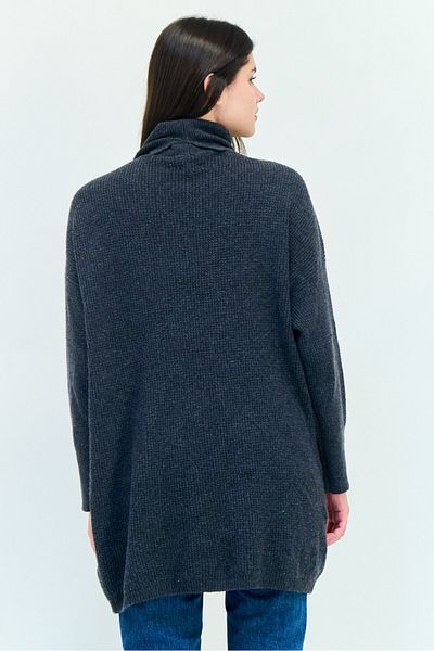 aerie Women Knitted Sweater Dress, Dark Grey