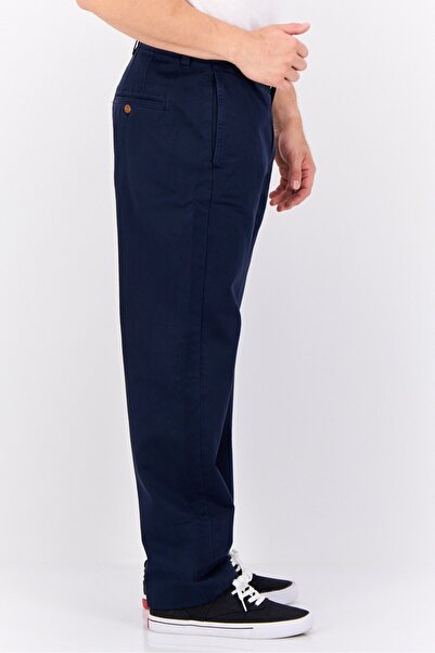 Gant Men Regular Fit Solid Chino Pants, Navy