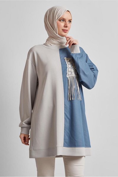 Alvina Tassel Detail Tracksuit Tunic 45569