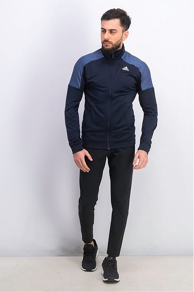 adidas Men Sports Fit Long Sleeve Training Jacket, Navy
