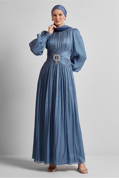 Alvina Sashed Evening Dress 50519