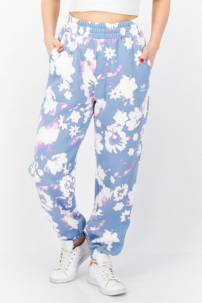 adidas Women Relaxed Fit Training Track Pants, Blue Combo