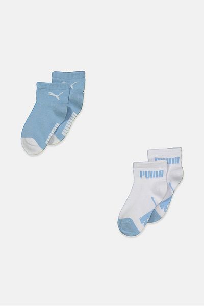 Puma Mini Cats 2 Pair Lifestyle Sock, Powder Blue