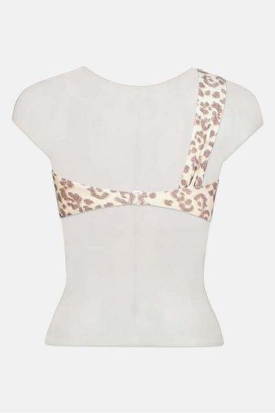 aerie Women Animal Print Padded Bra, Multicolor