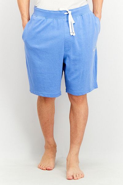 Tommy Hilfiger Men Brand Logo Drawstring Pyjama Short, Light Blue