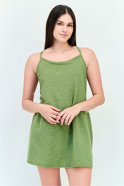 aerie Women Solid Sleeveless Jumpsuits, Green