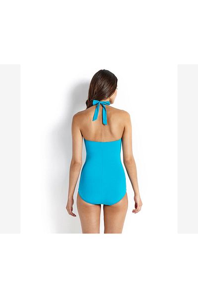 SPEEDO ملابس سباحة نسائية مزينة بالكريستال، لون أخضر نعناعي