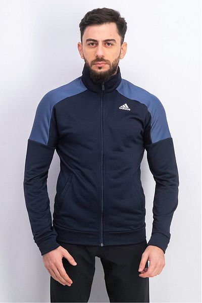 adidas Men Sports Fit Long Sleeve Training Jacket, Navy
