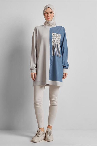 Alvina Tassel Detail Tracksuit Tunic 45569