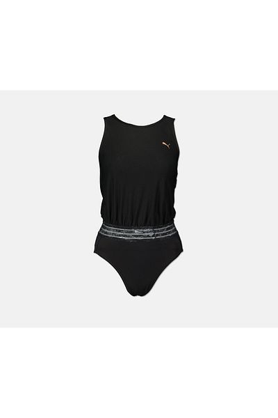 Puma Women Non,Padded One Piece Swimwear, Black