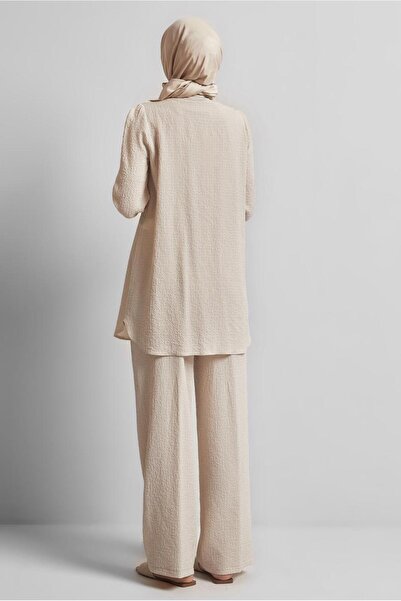 Alvina Lace-Up Detail Pants Suit 45620