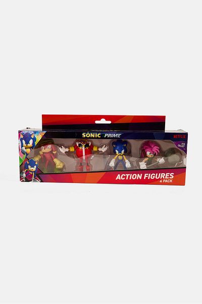 Sonic 4 Pack Sonic- Articulated Collectible Figures